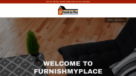 What Furnishmyplace.com website looked like in 2019 (4 years ago)
