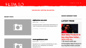 What Flim.io website looked like in 2019 (4 years ago)