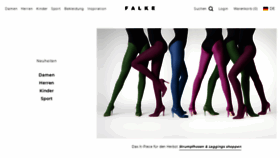 What Falke.com website looked like in 2019 (4 years ago)
