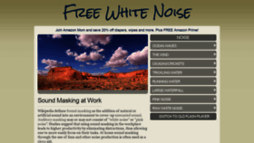What Freewhitenoise.com website looked like in 2019 (4 years ago)