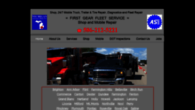 What Firstgearfleetservice.com website looked like in 2019 (4 years ago)