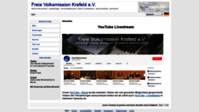 What Freie-volksmission.de website looked like in 2019 (4 years ago)