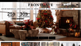 What Frontgate.com website looked like in 2019 (4 years ago)