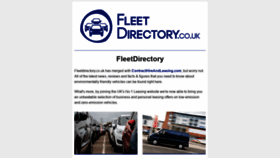 What Fleetdirectory.co.uk website looked like in 2019 (4 years ago)