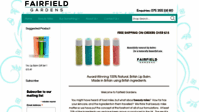 What Fairfieldgardens.co.uk website looked like in 2019 (4 years ago)