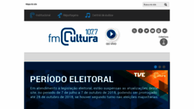 What Fmcultura.com.br website looked like in 2019 (4 years ago)