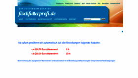 What Fischfutterprofi.de website looked like in 2019 (4 years ago)