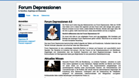 What Forum-depressionen.de website looked like in 2019 (4 years ago)