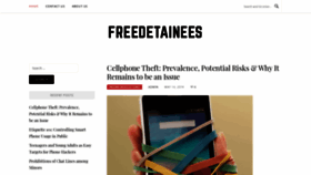 What Freedetainees.org website looked like in 2019 (4 years ago)