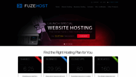 What Fuzehost.net website looked like in 2019 (4 years ago)