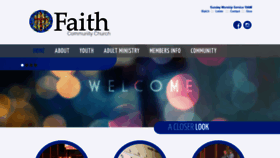 What Faithcommunitycrc.com website looked like in 2019 (4 years ago)