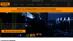 What Flukeprocessinstruments.com website looked like in 2019 (4 years ago)