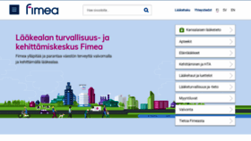 What Fimea.fi website looked like in 2019 (4 years ago)
