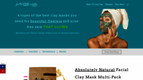 What Facialclaymasks.com website looked like in 2019 (4 years ago)