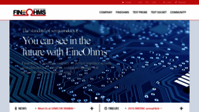 What Fineohms.com website looked like in 2019 (4 years ago)