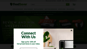 What Foodsaver.com website looked like in 2019 (4 years ago)