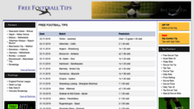 What Freefootballtips.org website looked like in 2019 (4 years ago)