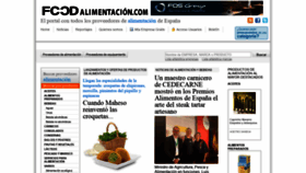 What Foodalimentacion.com website looked like in 2019 (5 years ago)
