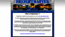 What Freightmaster.net website looked like in 2019 (4 years ago)