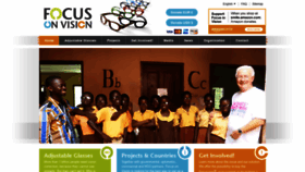What Focus-on-vision.org website looked like in 2019 (4 years ago)
