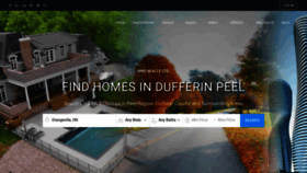 What Findhomesindufferinpeel.ca website looked like in 2019 (4 years ago)