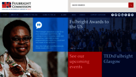 What Fulbright.org.uk website looked like in 2019 (5 years ago)