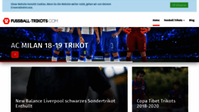 What Fussball-trikots.com website looked like in 2019 (4 years ago)