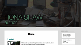 What Fiona-shaw.com website looked like in 2019 (4 years ago)
