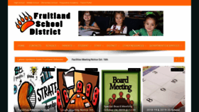What Fruitlandschools.org website looked like in 2019 (4 years ago)