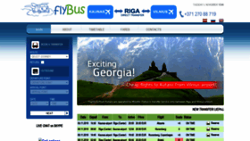 What Flybus.lv website looked like in 2019 (4 years ago)