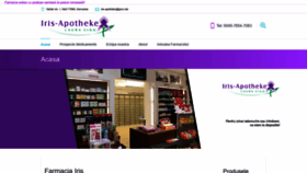 What Farmacia-iris.ro website looked like in 2019 (4 years ago)