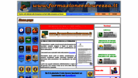 What Formazioneesicurezza.it website looked like in 2019 (4 years ago)