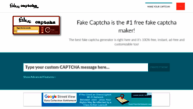 What Fakecaptcha.com website looked like in 2019 (6 years ago)