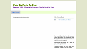 What Fatordaperdadepesofunciona.com website looked like in 2019 (4 years ago)