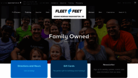 What Fleetfeetdc.com website looked like in 2019 (4 years ago)
