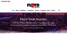 What Floydtotalsecurity.com website looked like in 2019 (4 years ago)