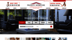 What Francedemeure.com website looked like in 2019 (4 years ago)