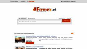 What Firmyy.pl website looked like in 2019 (4 years ago)