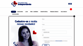 What Farmaciasindependente.com.br website looked like in 2019 (4 years ago)