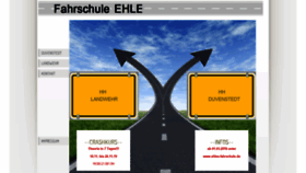 What Fahrschule-ehle.de website looked like in 2019 (4 years ago)