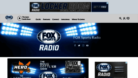 What Foxsportsradio.com website looked like in 2019 (4 years ago)