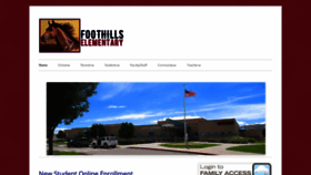 What Foothills.jordandistrict.org website looked like in 2019 (4 years ago)