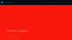 What Firma-bulgaria.ro website looked like in 2019 (4 years ago)