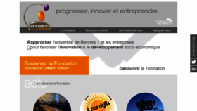 What Fondation.univ-rennes1.fr website looked like in 2019 (4 years ago)