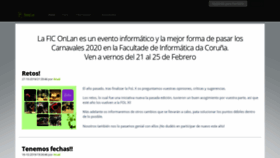 What Ficonlan.es website looked like in 2019 (4 years ago)