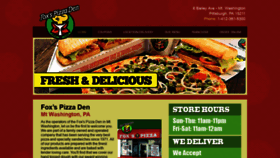 What Foxspizzamtwashington.com website looked like in 2019 (4 years ago)