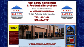 What Firstsafetyhomeinspect.com website looked like in 2019 (4 years ago)