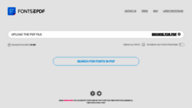What Fontsinpdf.com website looked like in 2019 (4 years ago)