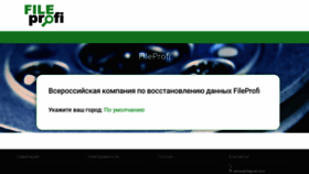 What Fileprofi.ru website looked like in 2019 (4 years ago)