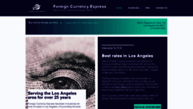 What Foreigncurrencyexpress.com website looked like in 2019 (4 years ago)